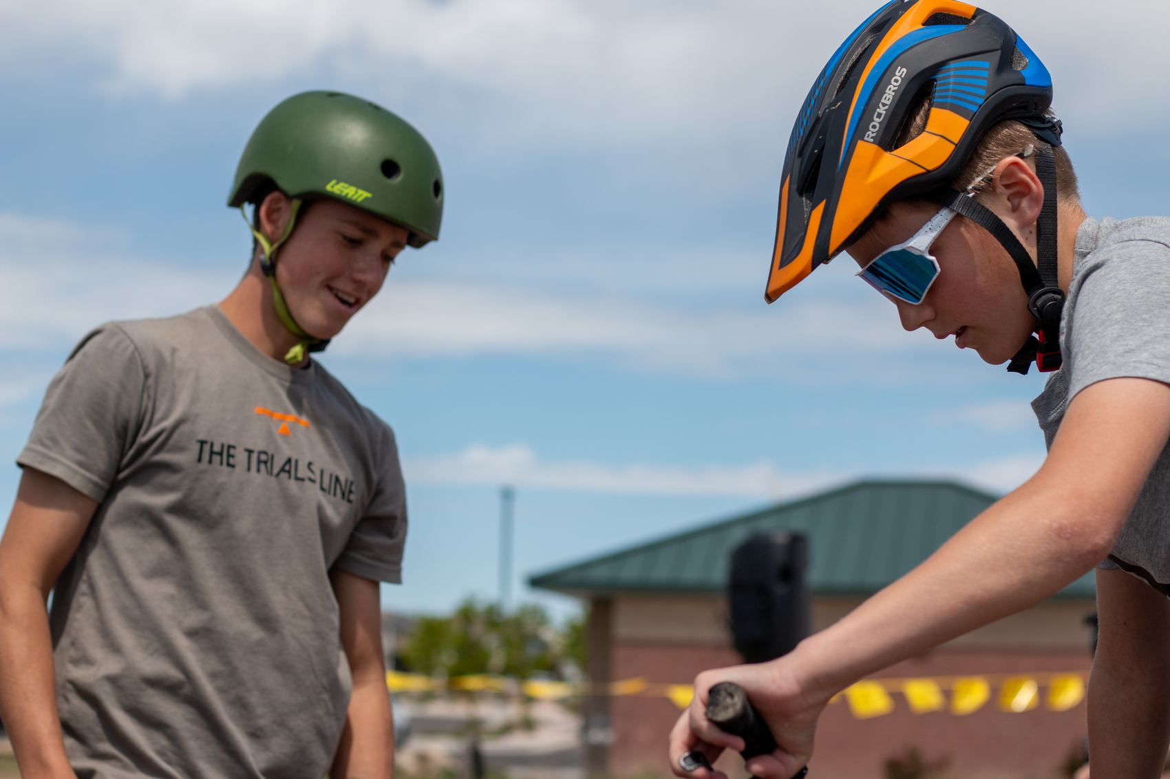 One-on-one trials coaching in progress